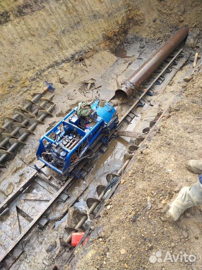 Горизонтальное шнековое бурение продавливание труб