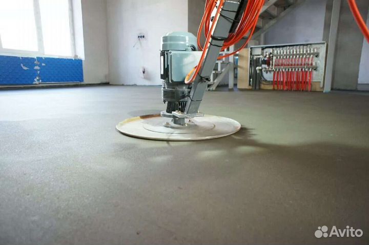 Механизированная стяжка пола. Высокое качество