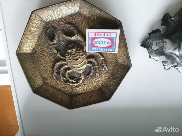 Тарелки антиквариат статуэтка бронза
