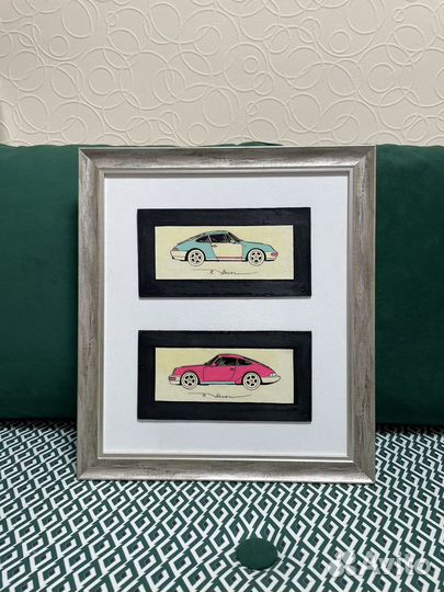 Картина акрил Porsche 964