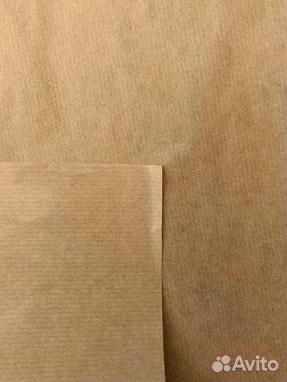 Оберточная бумага крафт для фаст фуда, 400х400 мм