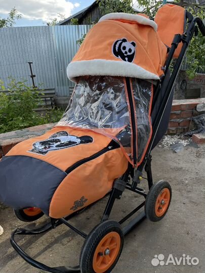 Детские санки коляска