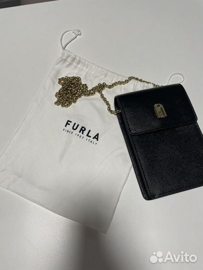 Сумка Furla Mini Vertical Crossbody, черный