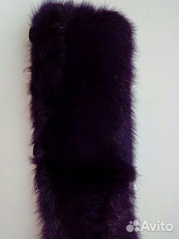 Воротник из норки