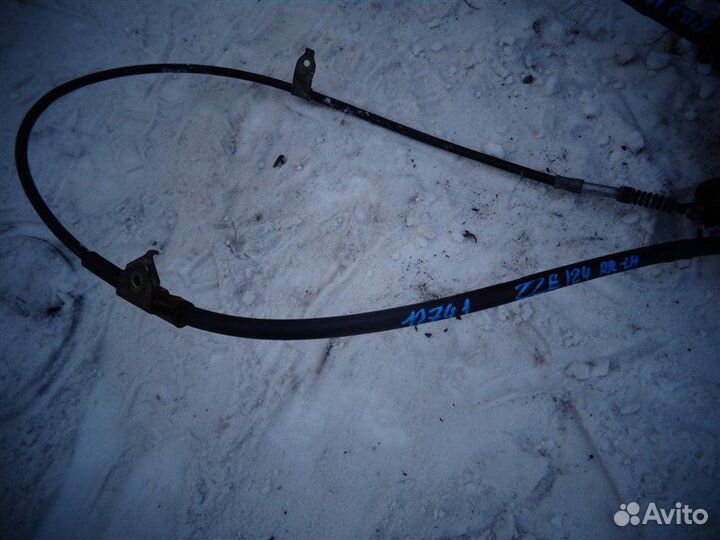 Тросик ручника задний левый Toyota Allex ZZE124