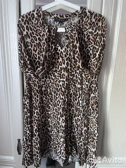 Платье женское леопардовое 48 50