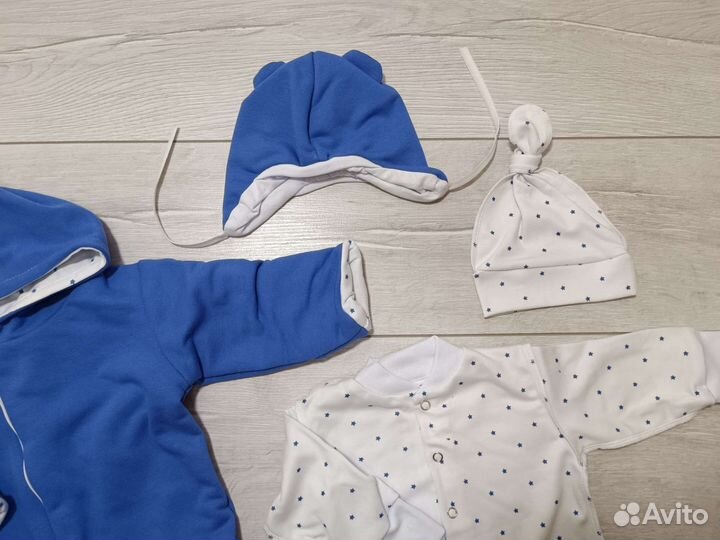 Комплект на выписку из роддома лето/осень 6 предм
