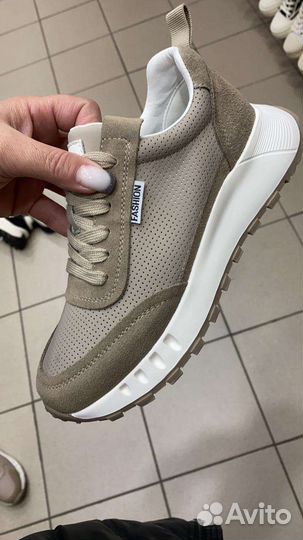 Кроссовки женские натуральная кожа