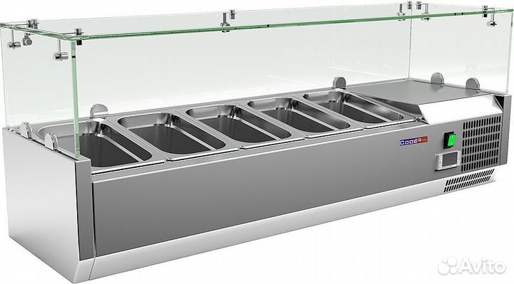 Витрина холодильная настольная cooleq VRX 1200/330