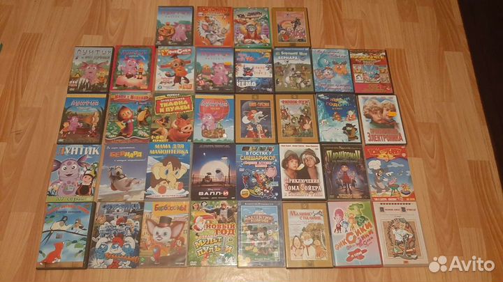 DVD кассеты и CD диски, свыше 100 шт