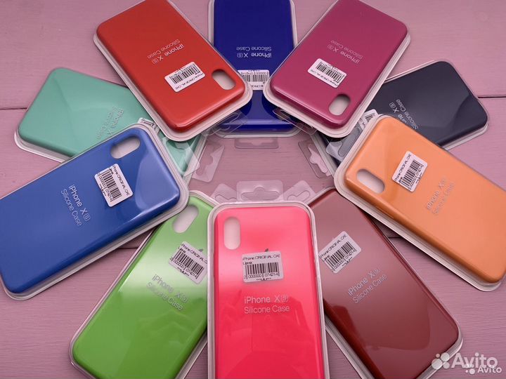 Чехол на Айфон Silicone case оптом