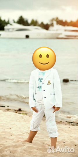 Пиджак белый d&g junior