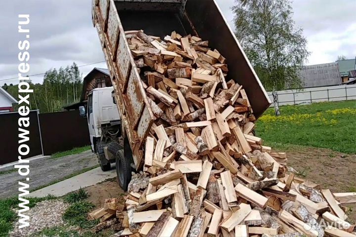 Дрова березовые колотые