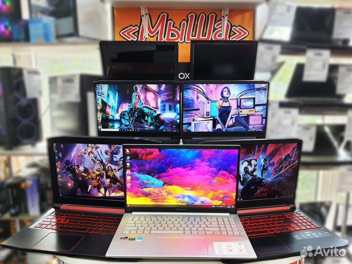 Мощный Игровой ноутбук core i3 i5 i7
