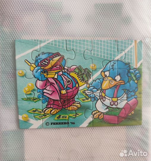 Пазлы из киндер