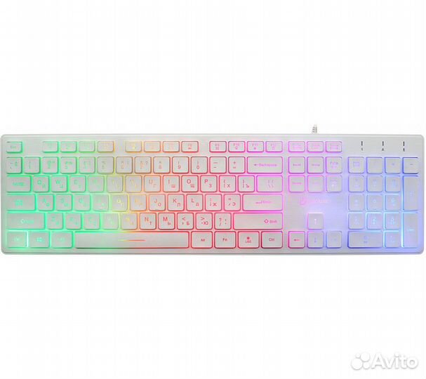 Клавиатура Оклик 550ML белый