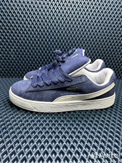 Кроссовки puma suede xl navy 41-45 замшевые