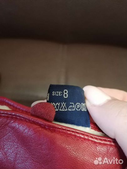 Перчатки женские кожаные