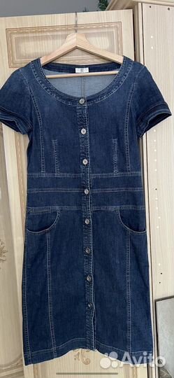Джинсовое платье