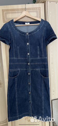 Джинсовое платье