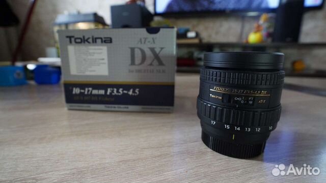Объектив Tokina AT-X 10-17mm Fish-Eye Nikon F