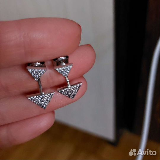 Серьги серебро 925