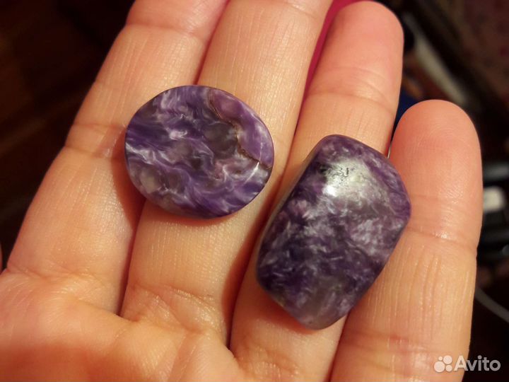 Чароит кабашон