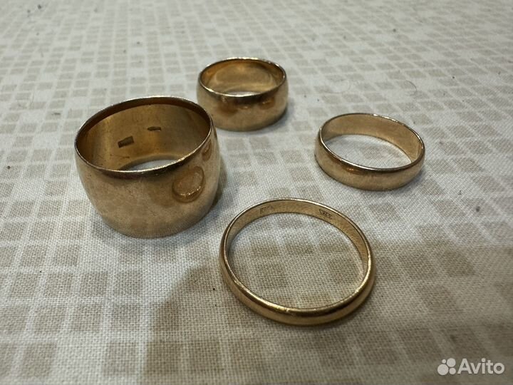 Кольца золотые СССР
