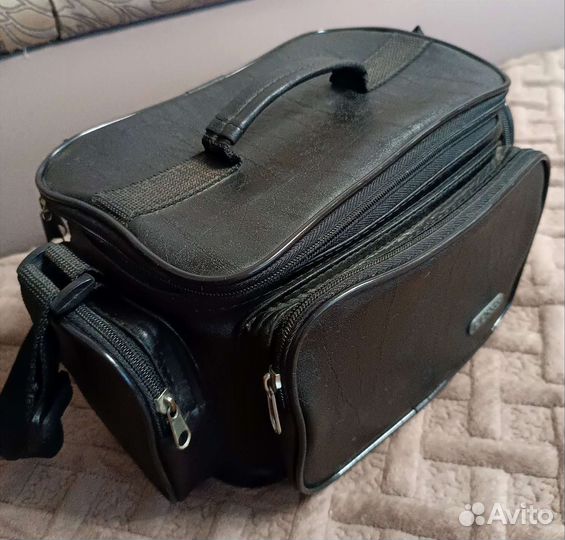 Сумка натуральная кожа для видео или фотокамеры