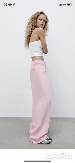 Брюки Zara wide leg XS-S палаццо новые