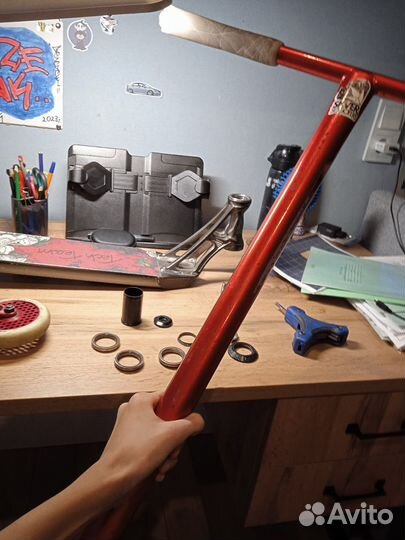 Руль Комета на трюковой самокат