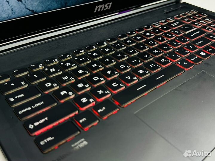 Игровой ноутбук MSI i7 7700HQ/16Gb/GTX 1050Ti