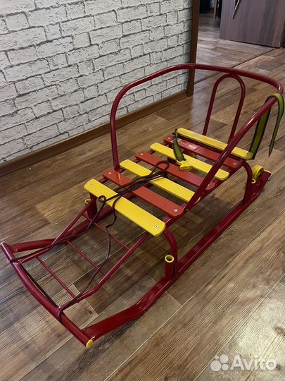 Детские зимние санки