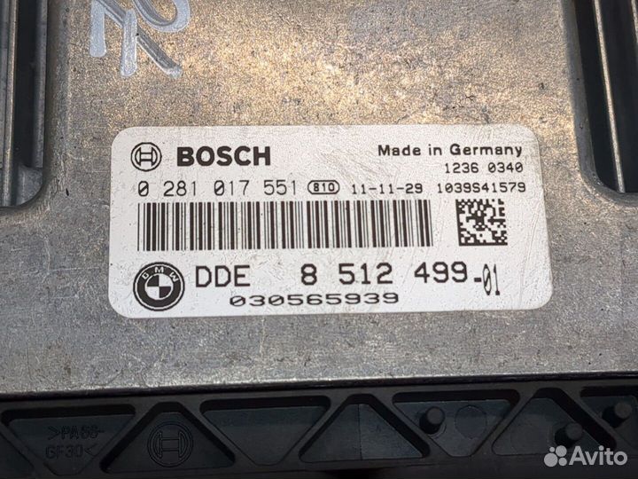 Блок управления двигателем BMW X1 (E84), 2011