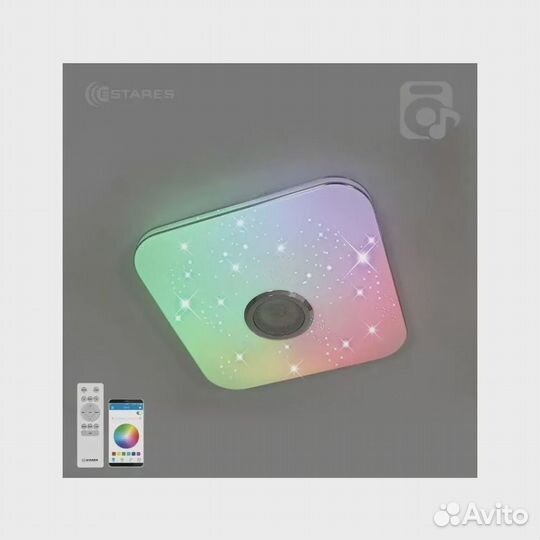 Светильник управляемый музыкальный LED music 40W