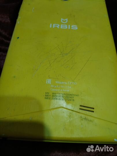 Планшет irbis на запчасти