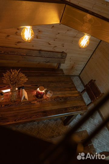 Семейная баня на дровах