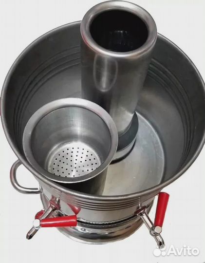 Самовар Турецкий из нержавеющей стали 