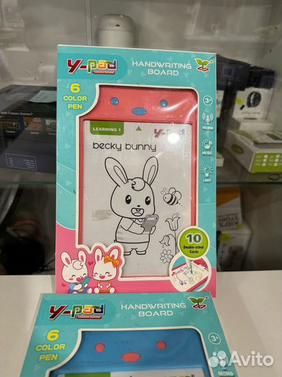 3D Планшет для рисования, 6 маркеров, 10 карточек