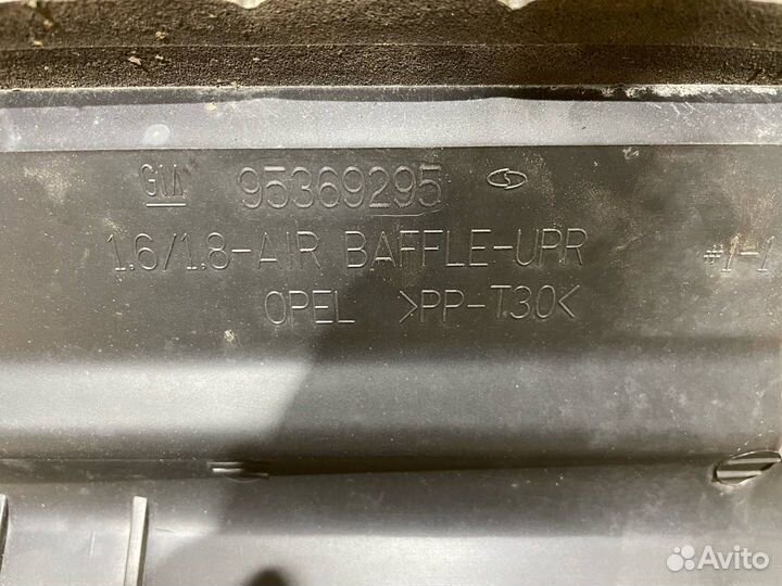 Воздуховод (дефлектор) радиатора верхний Opel