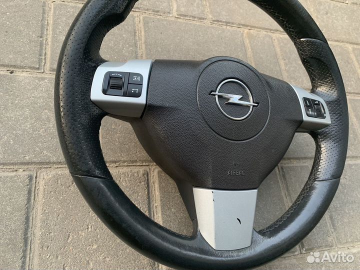 Руль с подушкой Опель Астра Аш