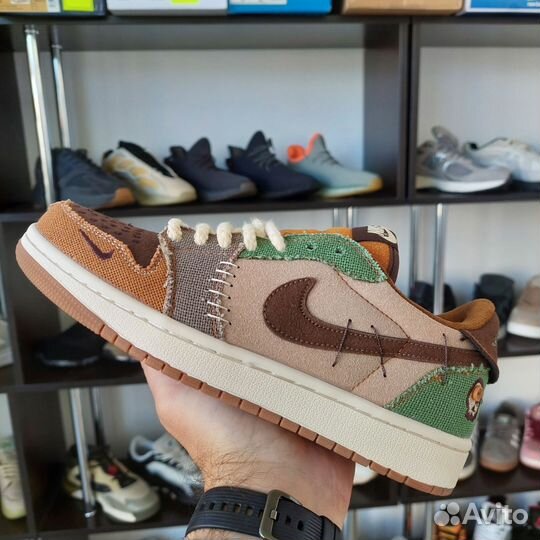 Кроссовки nike air jordan 1 low voodoo
