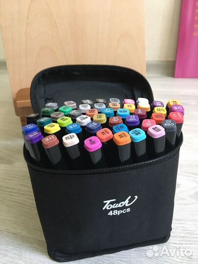 Маркеры для скетчинга двухсторонние