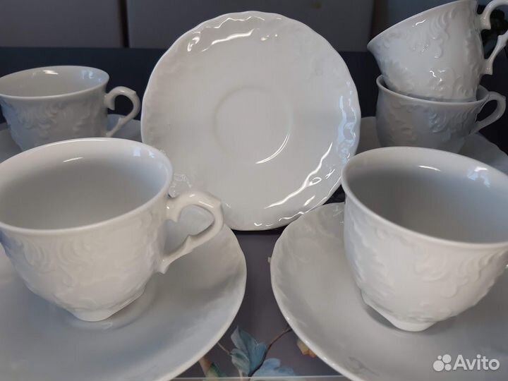 Кофейные пары (100 мл, 12,5 см) Rococo Cmielow