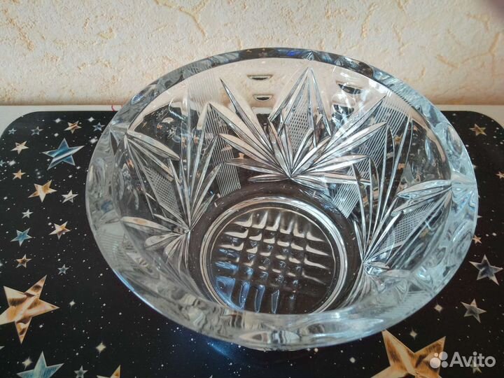 Салатник хрустальный СССР