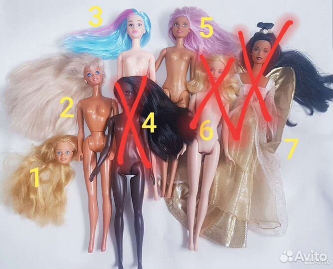 Куклы Барби 90-х разные