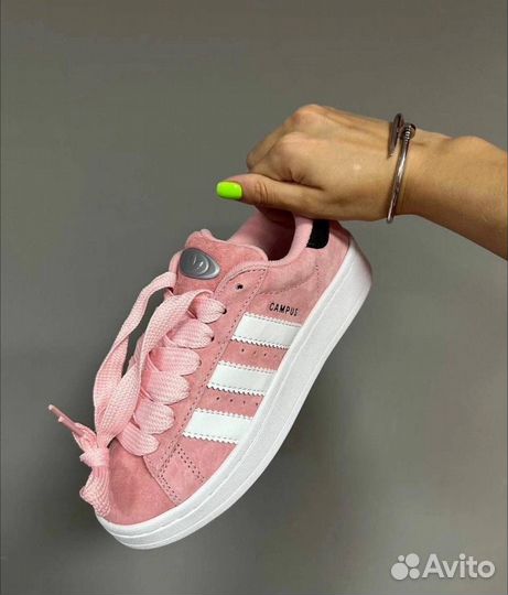 Adidas campus 00s розовые