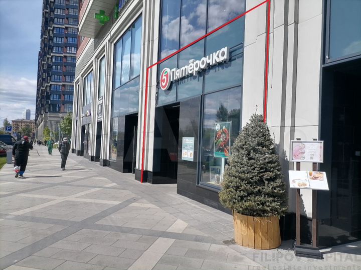 Торговая площадь 179 кв.м