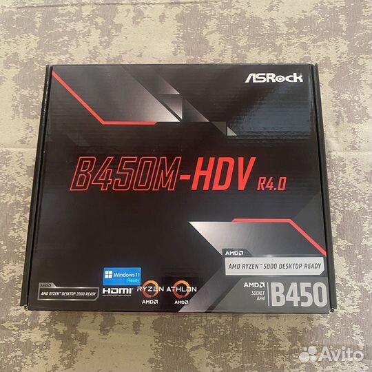 Материнская плата ASRock B450M-HDV R4.0