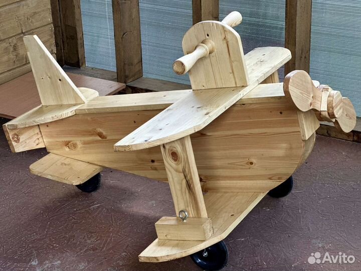 Самолет качели,машинка, интерьерная модель